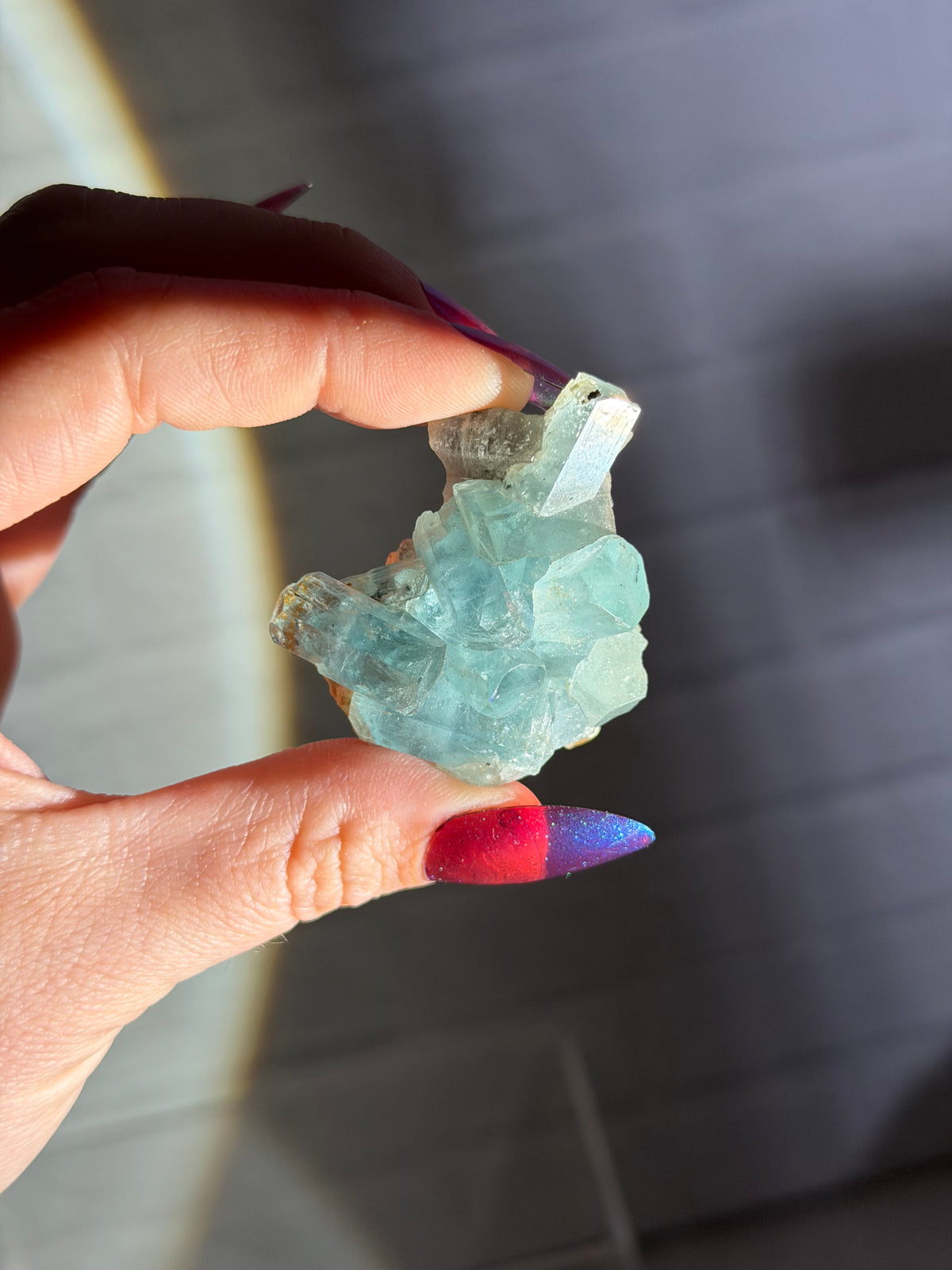 Erongo aquamarine cluster