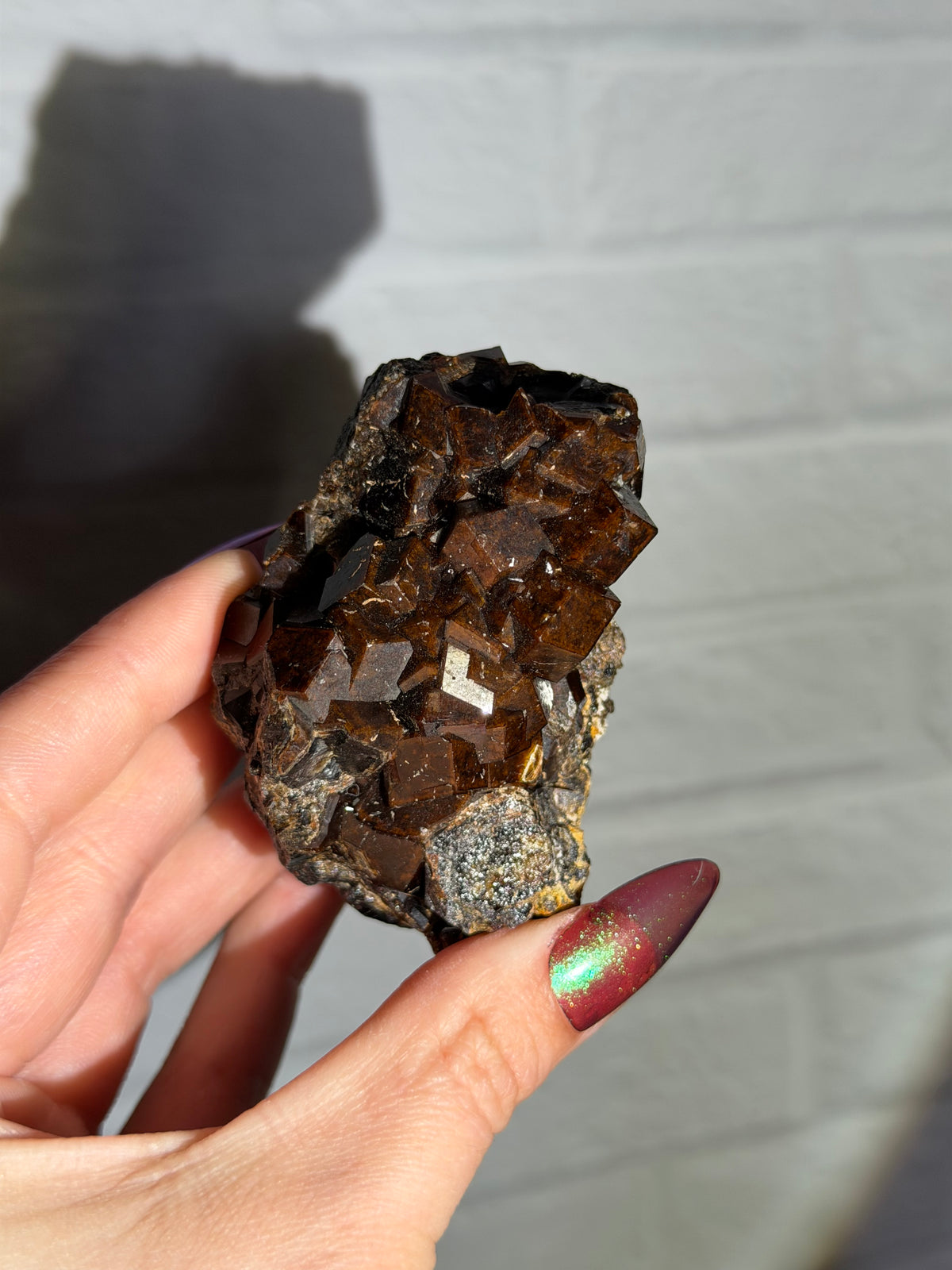 andradite garnet b