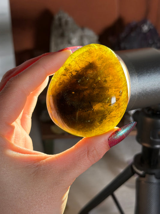 golden olive tourmaline freeform