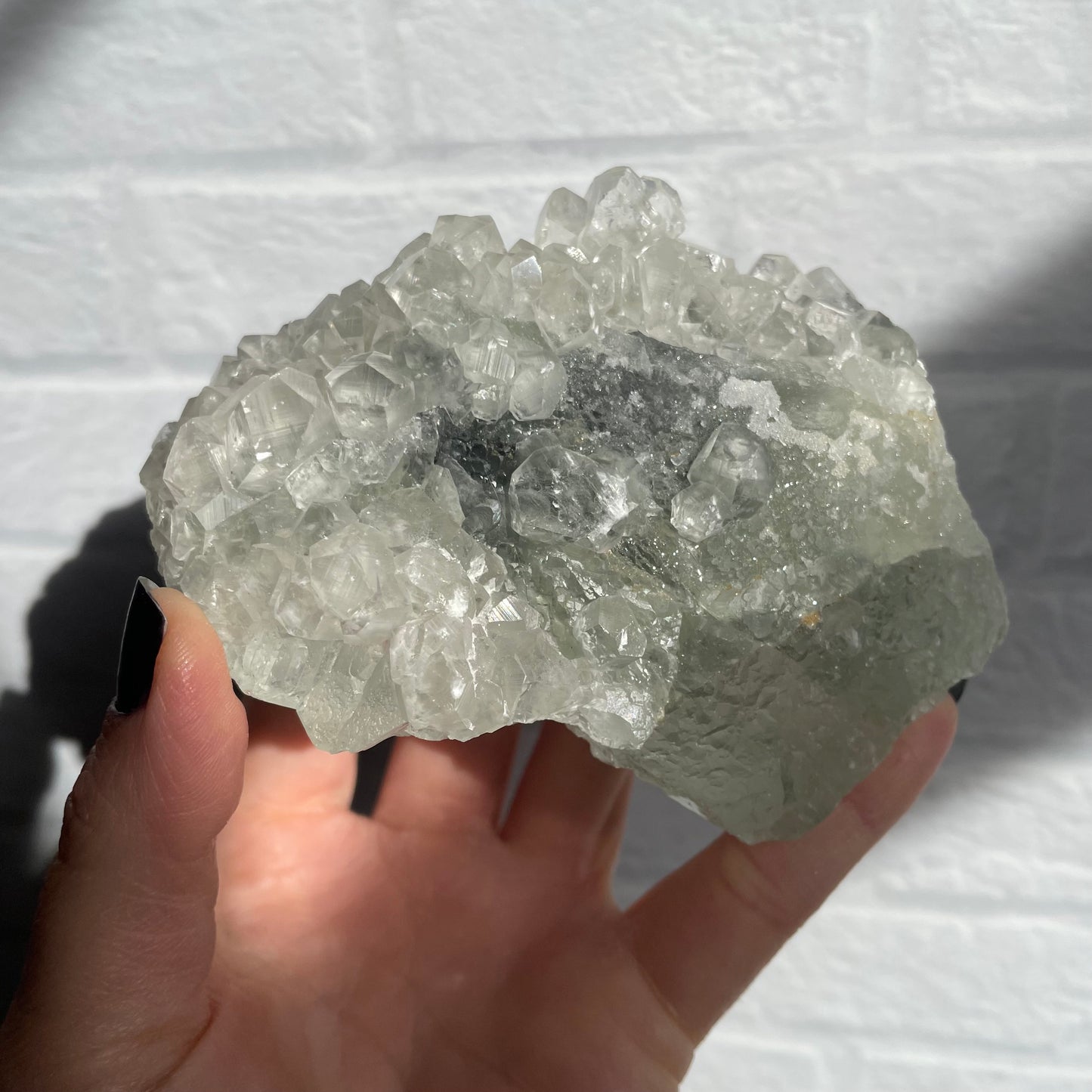 calcite on fluorite e