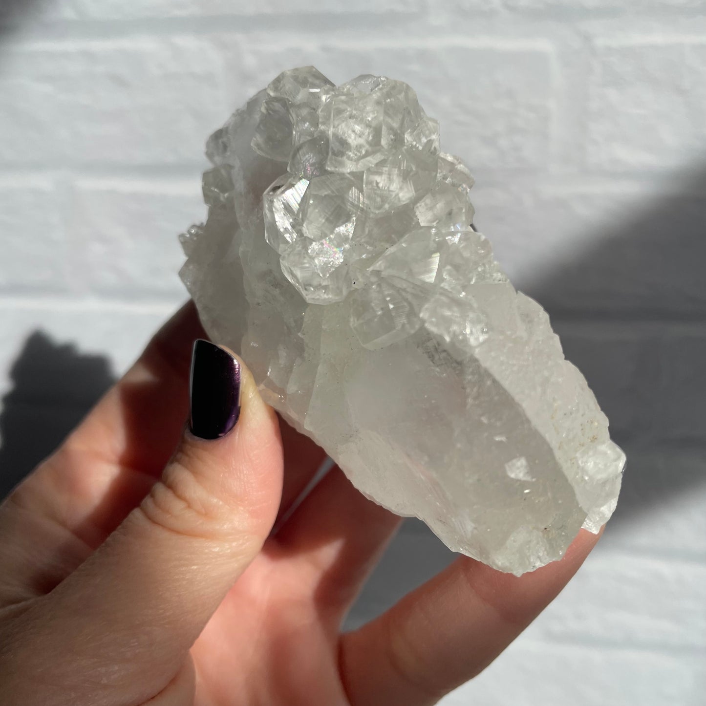 calcite on fluorite h