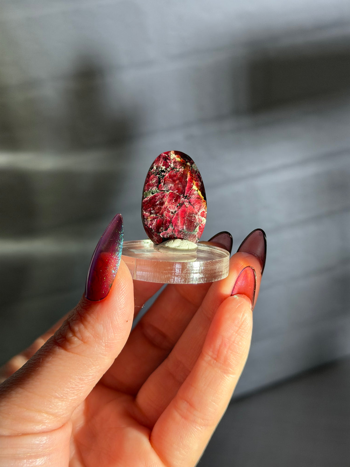 eudialyte cabochon b