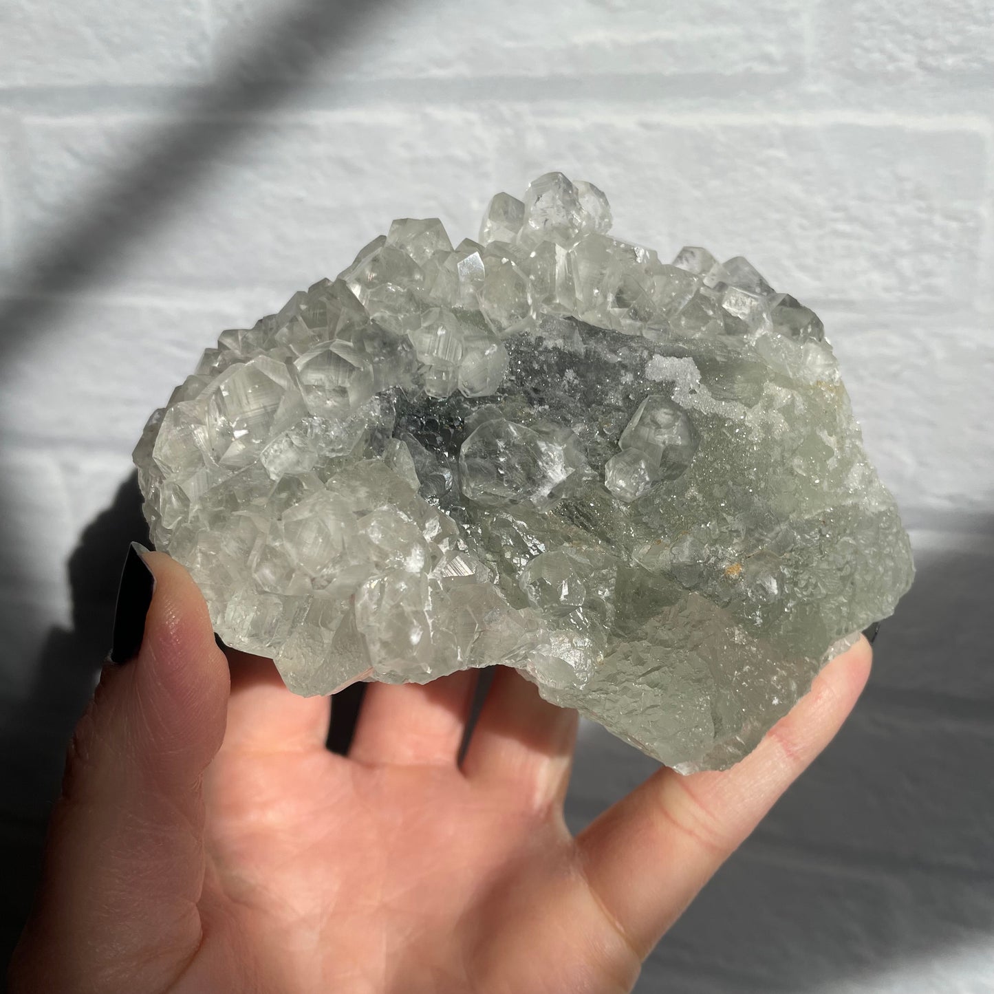 calcite on fluorite e