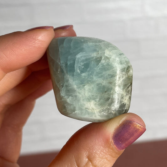polished aquamarine f