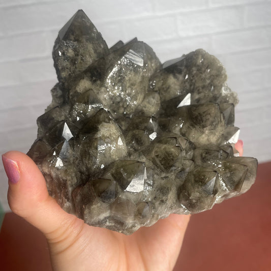 smoky candle quartz