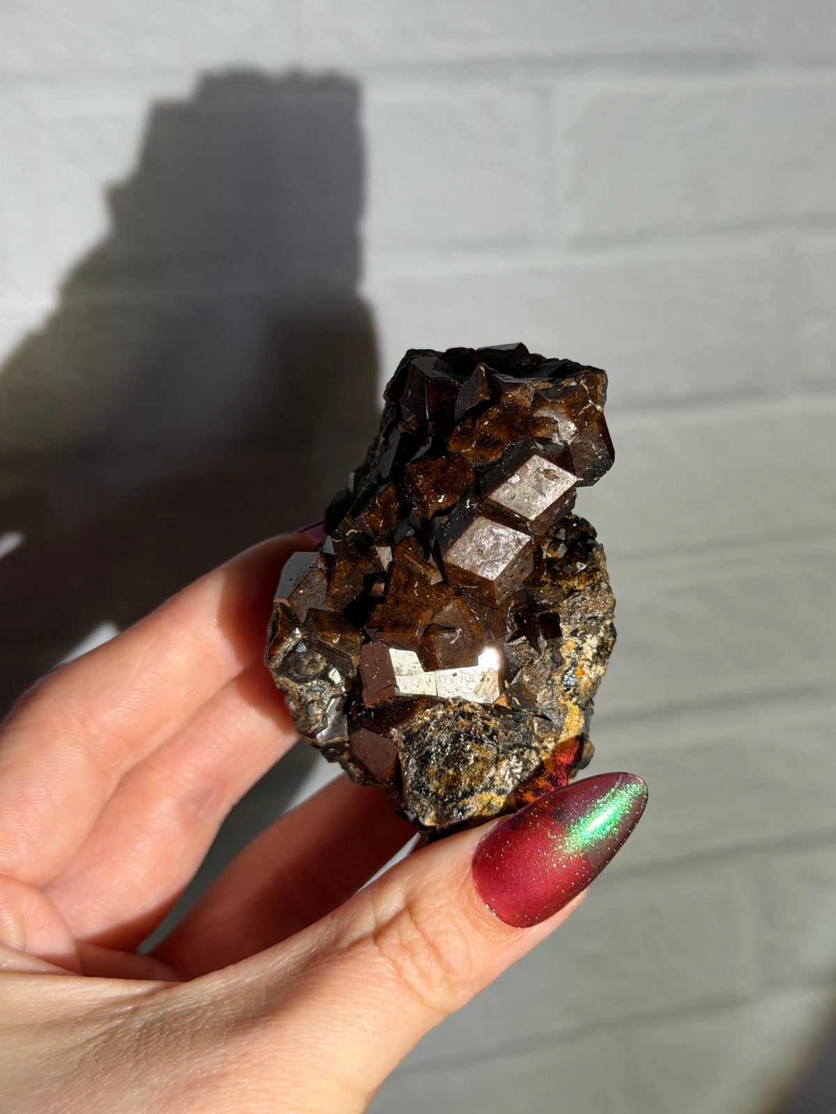 andradite garnet b