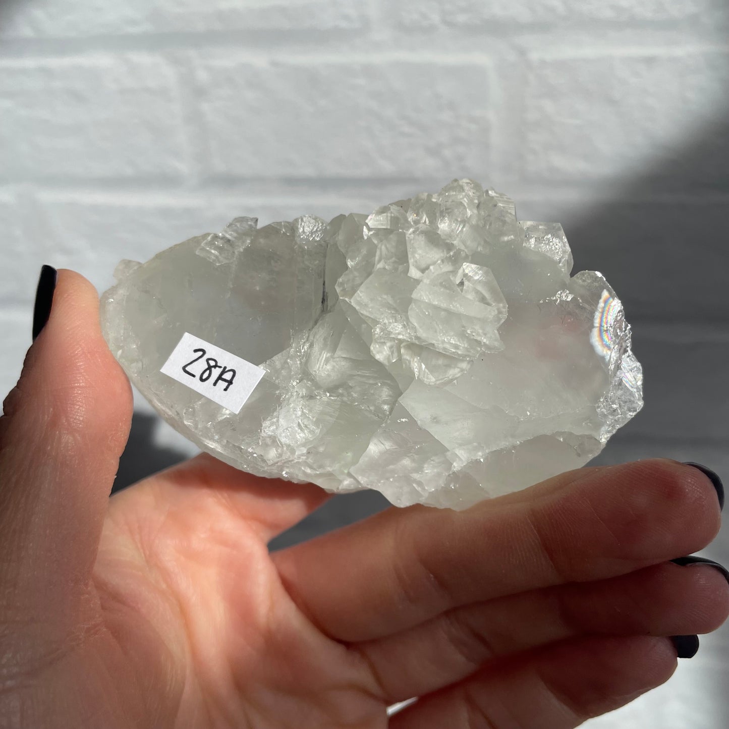 calcite on fluorite h