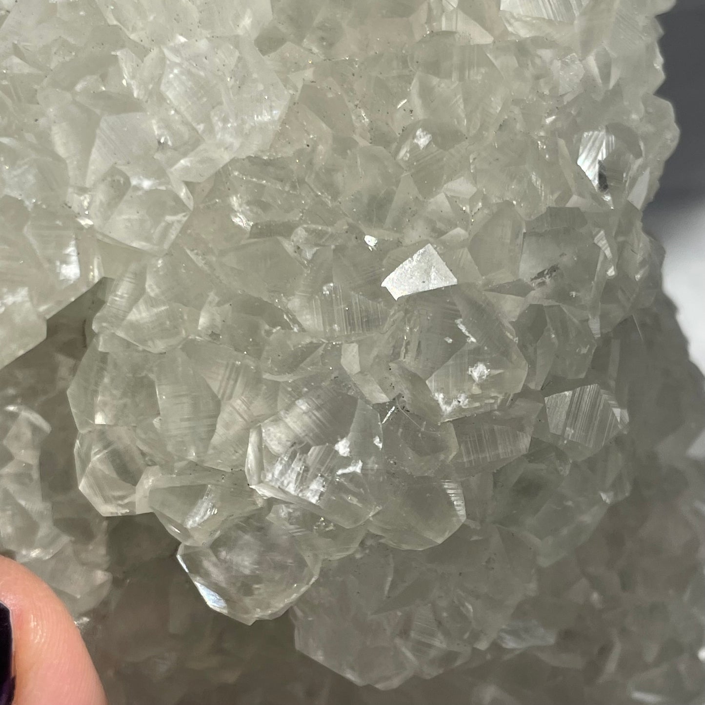 calcite on fluorite a