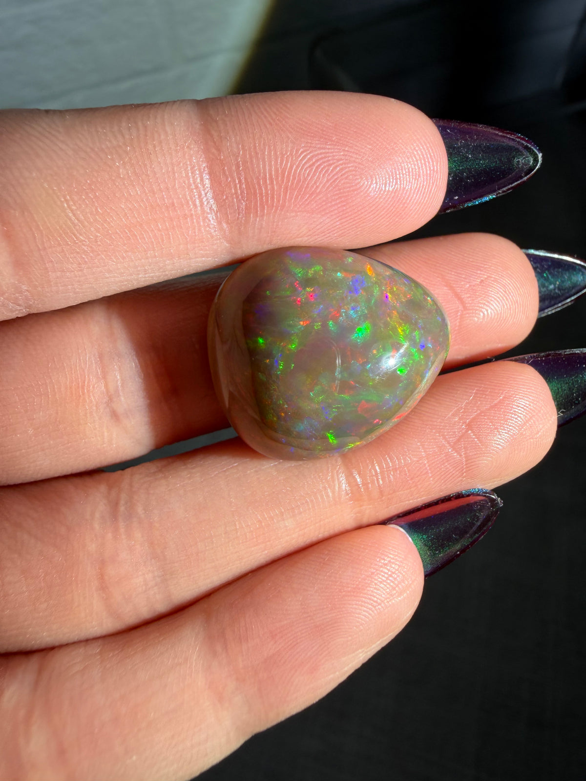 chocolate opal cabochon
