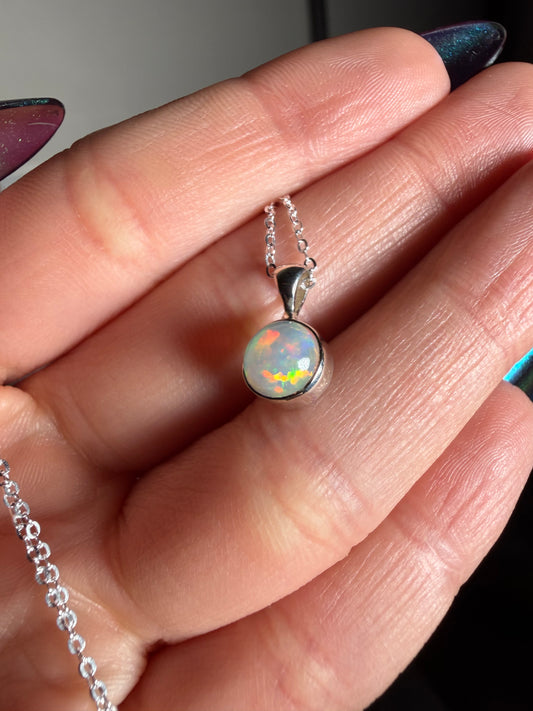 opal pendant