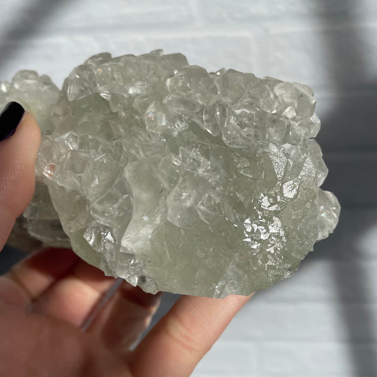 calcite on fluorite a