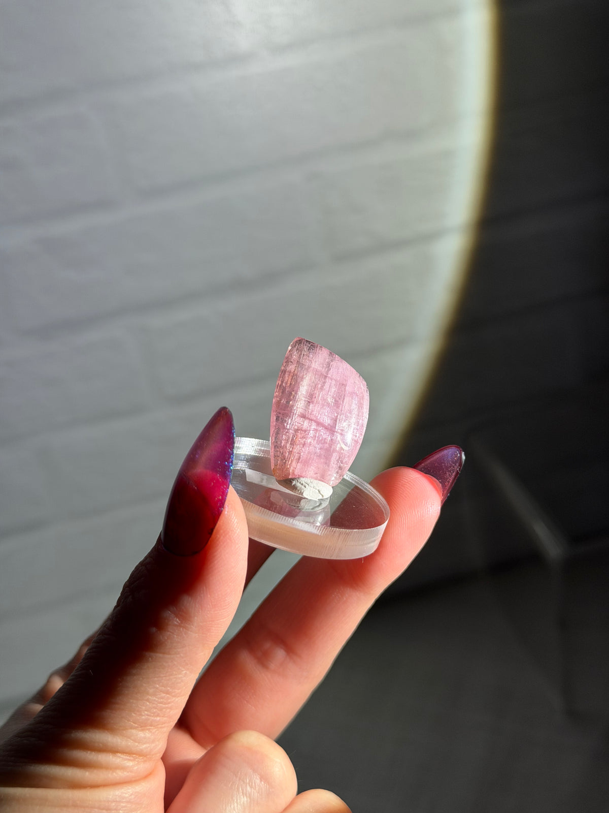 cats eye tourmaline cabochon b