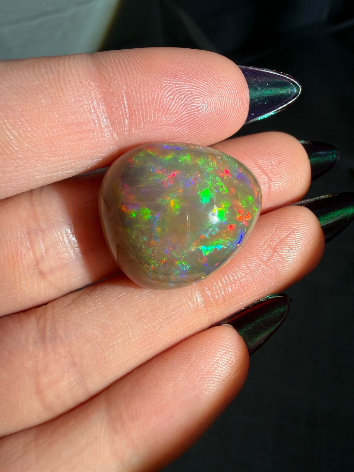 chocolate opal cabochon