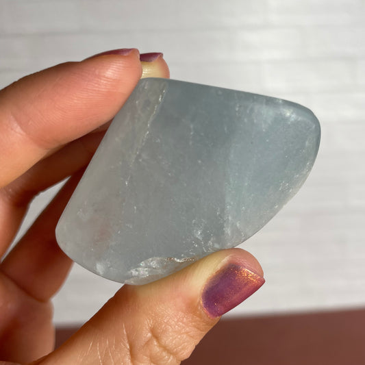 polished aquamarine e