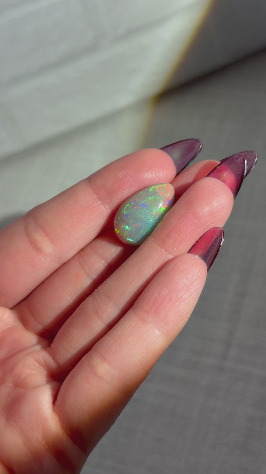 honeycomb opal cabochon